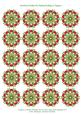 Red Rose Doilies for Tea Bag Folding or Toppers