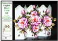 Concertina Pink Roses Over the Edge 3D Card Kit + Bookmarks