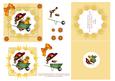 Garden Girl Thanksgiving Blessings - Square Card and Insert