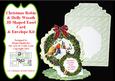 Christmas Robin 3D Decoupage Easel Card Kit and Envelope