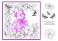 Roses Pink Teddy Bear & Butterfly 8 x 8 Digi Stamp Sheet