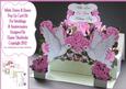 White Doves Pink Roses 3D Pop Up Wedding or Anniversary Card