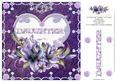 8 x 8 Inch Lily Daughter Heart Birthday Card Topper