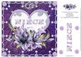 8 x 8 Inch Lily Niece Heart Birthday Card Topper