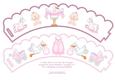 2 x Baby Shower Girl Cup Cake Wrappers