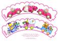 2 x Birthday Girls Cars & Trains Cup Cake Wrappers