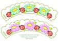 2 x Ladybird Bugs & Flower Cup Cake Wrappers