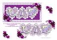 Dl Lace Heart "liz" Card Topper with Decoupage
