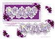 Dl Lace Heart "nia" Card Topper with Decoupage