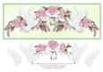 Wedding Ring Doves & Pink Flowers Large Dl Card Topper (3)