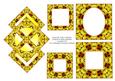 Framed by Daffodils - Frames & Topper for Cards & Scrapbook