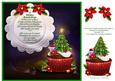 A Christmas Cupcake Recipe (3) 8" x 8" Card Topper