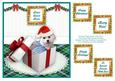 Christmas Boy Puppy Dog in a Box with Assorted Greetings