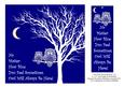 Owl Will Always Be Here (2) 8"x 8" Card Topper & Bookmark