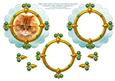 Ginger Tabby Kitten Cat Portrait Card Topper & Decoupage