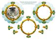 Tabby Kitten Cat Portrait Card Topper & Decoupage