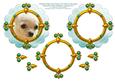Chihuahua Puppy Dog Portrait Card Topper & Decoupage