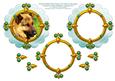 German Shepherd Puppy Dog Portrait Card Topper & Decoupage