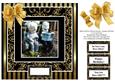 Grumpy Old Men - 8 x 8 Black & Gold for Men & Women