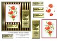 6 x 6 Poppies & Daisies - Decoupage Card Topper