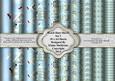 Beach Huts Sheets Set 4 - 10 x A4 Backing Paper Sheets