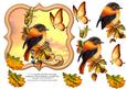 6" x 6" Fabulous Fall Thanksgiving & Decoupage Card Topper