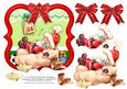 6" x 6" Worn Out Santa with Decoupage Card Topper