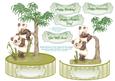 Panda-monium - Shaped Card Topper with Decoupage