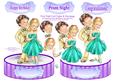 Prom Night or Engagement - Shaped Card Topper with Decoupage