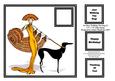 Art Deco Walking the Dog (2) - 7.5" x 7.5" Card Topper