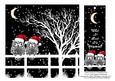What a Hoot Owl It's Christmas - 8" x 8" Topper & Bookmark