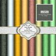 8" x 8" Faux Hessian Fabric - Set One Backing Papers