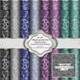8" x 8" Floral Lace Pretty Flowers Set Two - Backing Papers