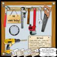 D.i.y. Tools for Men - Decoupage Easel Card Kit + Envelope