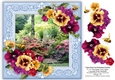 Upton Park An Enchanted Garden 8 x 8 Floral Decoupage Card Sheet