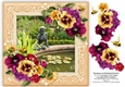 Rosemoor An Enchanted Garden 8 x 8 Floral Decoupage Card Sheet