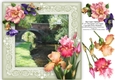 The Canal Chirbury - 8 x 8 Floral Decoupage Card Topper