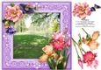 Whittington Castle Moat Shropshire 8 x 8 Decoupage Card Topper