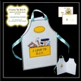 I Love To D.I.Y. - Cut & Fold Apron Card With Insert & Verse