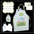I Love My Garden - Cut & Fold Apron Card With Insert & Verse