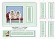 Monkey Business - Comical 7 x 5 Card Topper, Bookmark & Greetings