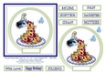 Floral Waterfall Teacup (2) - 6 x 6 Toppers For Mums & Females