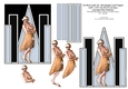 Art Deco Lady (2) 4.5 x 5.5 A2 Size Decoupage Card Topper For USA, Canada etc. - PU 300 DPI