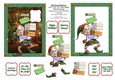 Elf Christmas Parcels Delivery - 4.5 x 5.5 A2 Size Decoupage Card Topper For USA, Canada etc. - PU 300 DPI