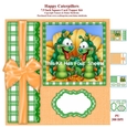 Happy Caterpillars 7.5 Inch Square Card Topper Kit & Assorted Greetings