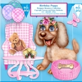 Birthday Girl Puppy Designer Resource For CU 300dpi PNG