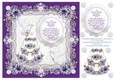A Diamond Wedding Anniversary Cake Recipe 8 x 8 Card Topper With Decoupage