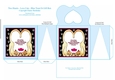 Two Hearts Love Cats Blue Cats Treat Or Gift Box