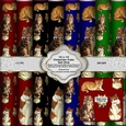 Victorian Cats Set One 12 x 12 Backing Papers For Card Making Scrapbooking & Papercrafts