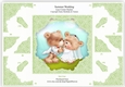 Summer Wedding Lace Corner Stacker Card Topper